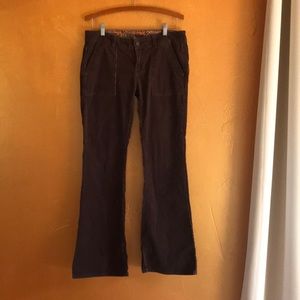 Prana Brown Corduroy Pants, size 10